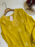 18824 Chikankari Kurti and Plazzo Set