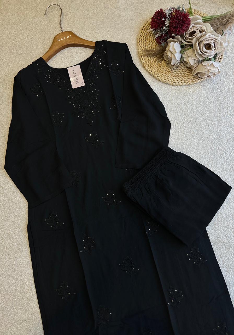 18824 Chikankari Kurti and Plazzo Set